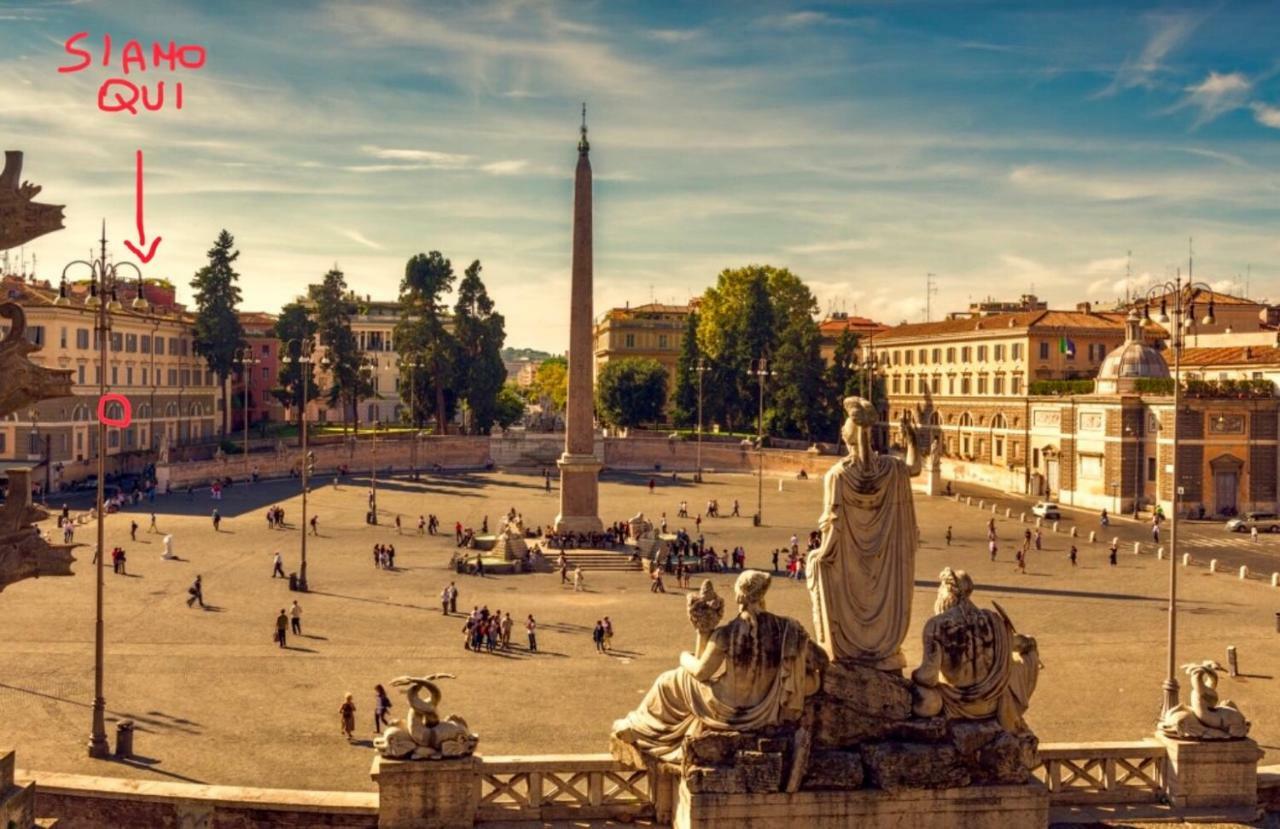 Ferienwohnung Bellavista Piazza Del Popolo Rom Exterior foto